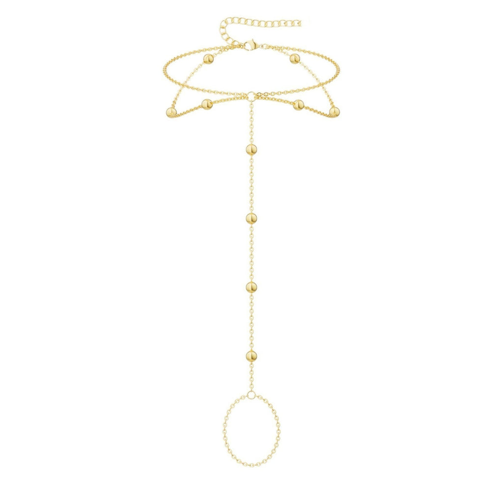Women’s Versatile Ball Bead Anklet with Stylish and Personality Filled Design