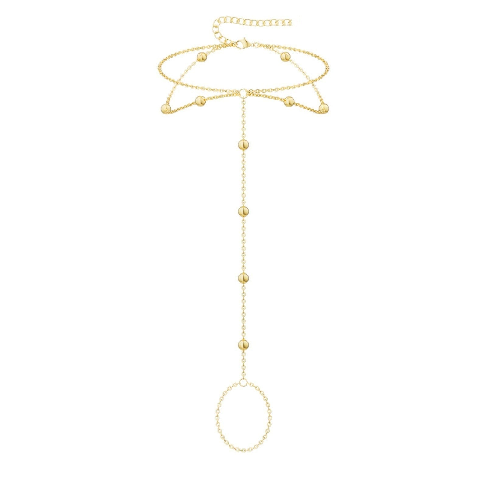 Women’s Versatile Ball Bead Anklet with Stylish and Personality Filled Design