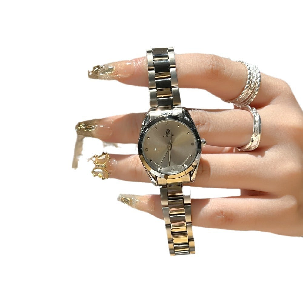 Exquisite Ladies Steel-band Wristwatch