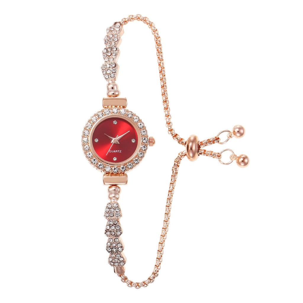 Luxury Gold Women’s Watch with Elegant Fine Strap Fashion Bracelet Design