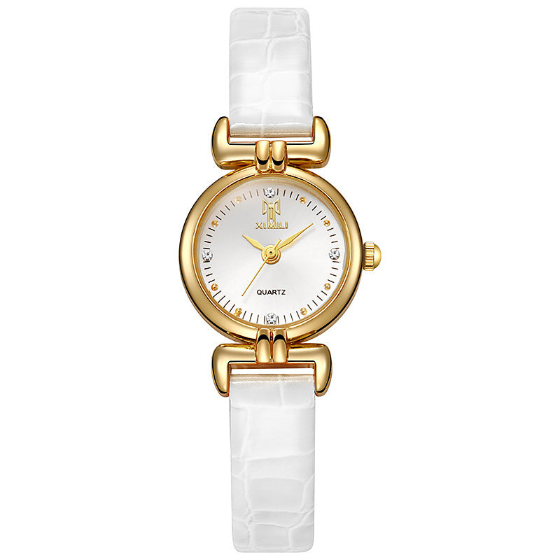 Retro Style Lightweight Quartz Watch for Women Elegant Vintage Fashion Wristwatch