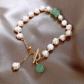 Irregular Freshwater Pearl Adjustable Bracelet – Elegant Minimalist Women’s Jewelry
