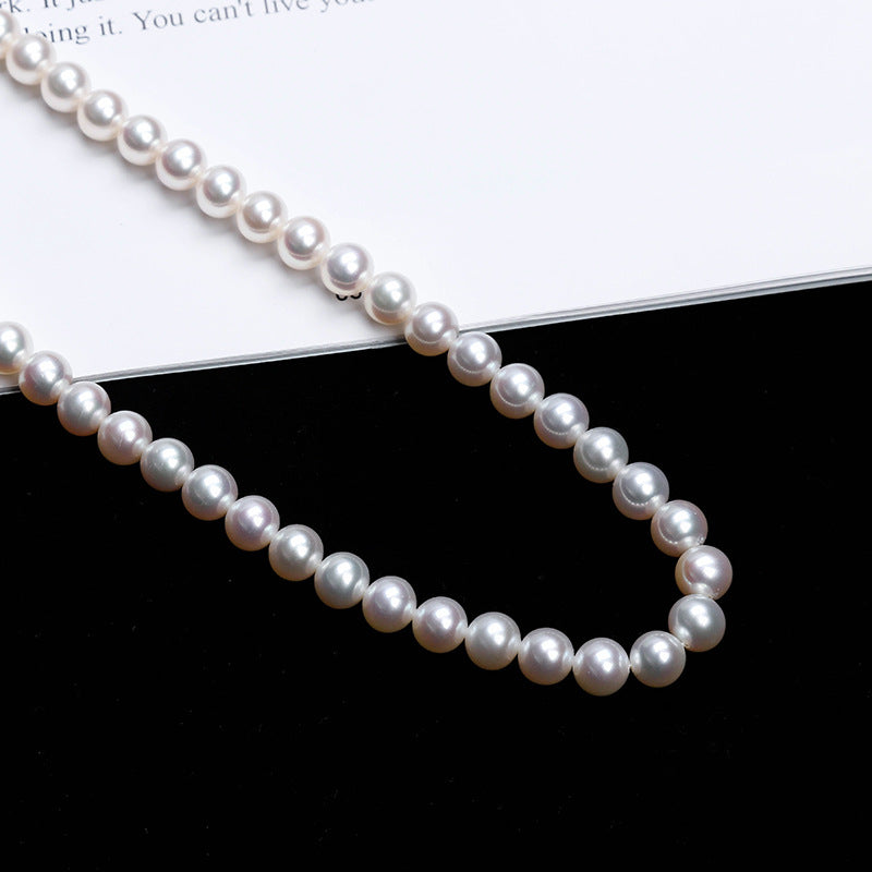 Elegant Pearl Necklace for Women – Minimalist Timeless Jewelry