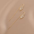 Elegant Rich Style Tassel Ear String Earrings for Spring and Summer Fashion