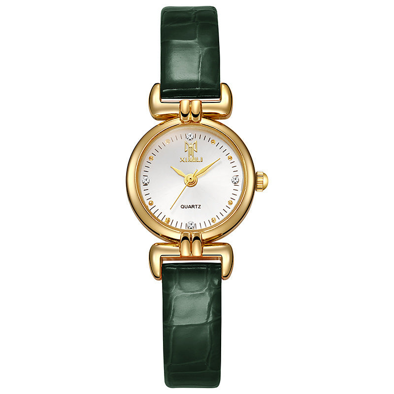 Retro Style Lightweight Quartz Watch for Women Elegant Vintage Fashion Wristwatch