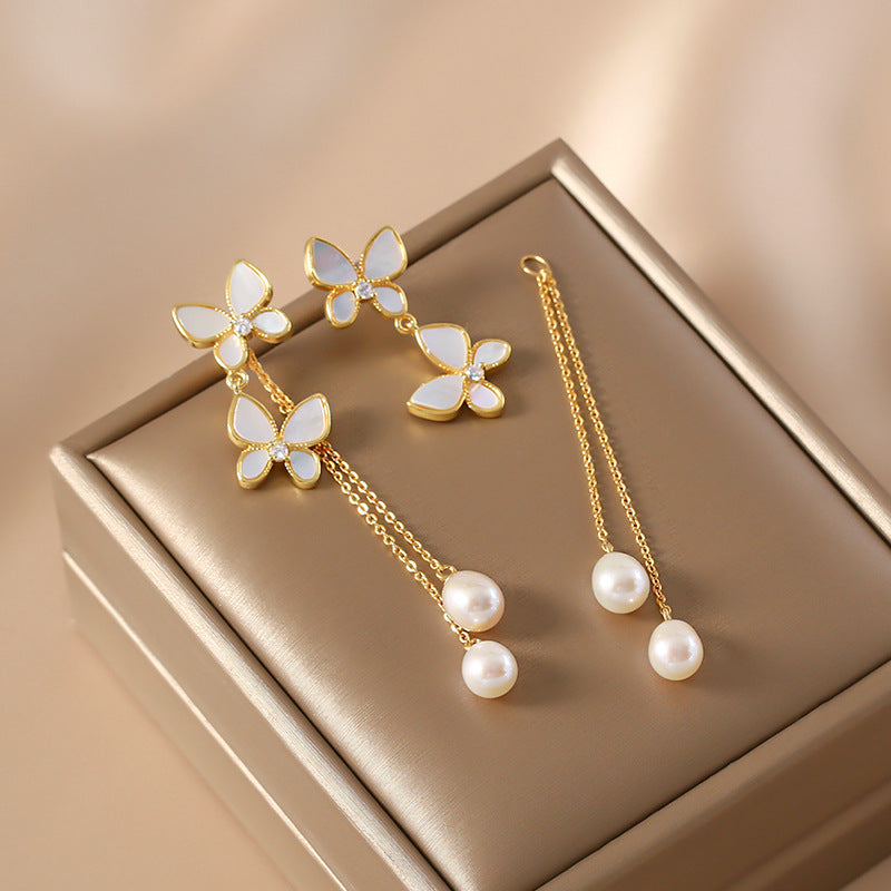 Elegant Butterfly Long Tassel Earrings New Trend